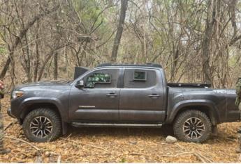 Autoridades aseguran una camioneta blindada y municiones en Baila, Culiacán