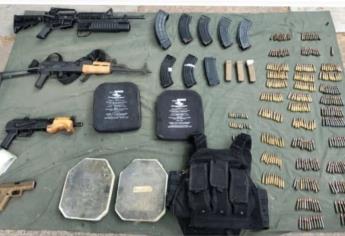 Cae un joven con armas largas y equipo táctico en Villa Bonita, al sur de Culiacán