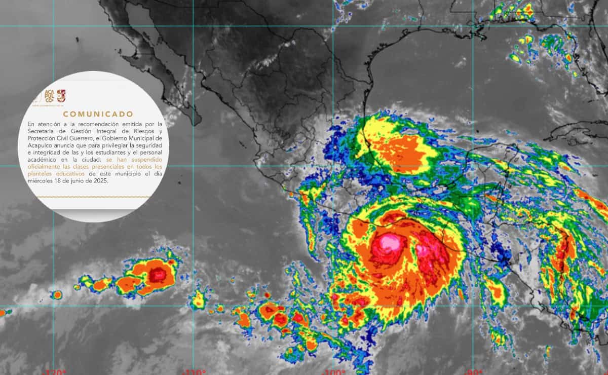 FOTO: Huracán Erick: SEP confirma suspensión de clases en estos estados hoy y mañana 19 de junio