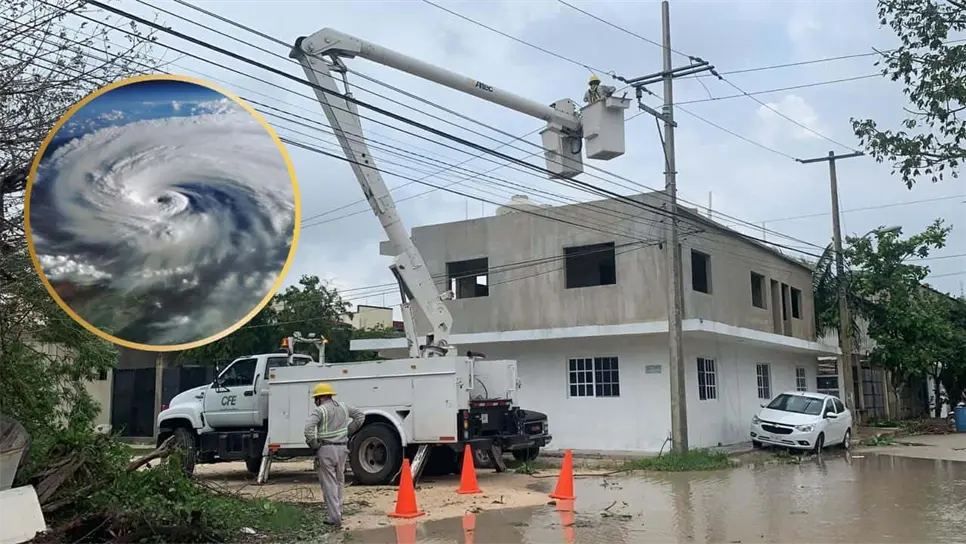 En total la CFE contará con un total de 665 trabajadores electricistas, 154 grúas, 309 vehículos, 51 torres de iluminación, 30 plantas de emergencia y dos helicópteros