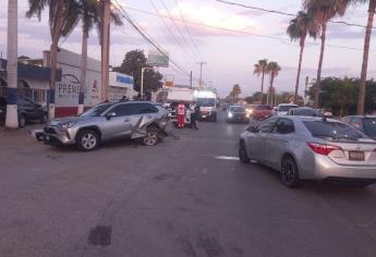 Choque en la colonia Toledo Corro deja a dos personas lesionadas