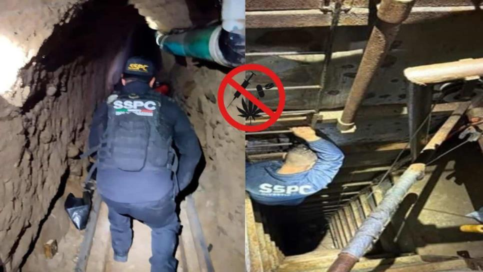 Hallan túnel en Baja California se utilizaba para transportar sustancias ilícitas hacia Estados Unidos Hallan túnel en Baja California se utilizaba para transportar sustancias ilícitas hacia Estados Unidos
