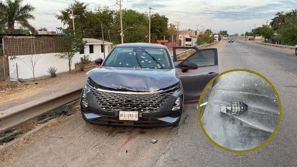 Balacera en El Limón de los Ramos deja 3 muertos y una camioneta baleada con granadas en su interior Balacera en El Limón de los Ramos deja 3 muertos y una camioneta baleada con granadas en su interior