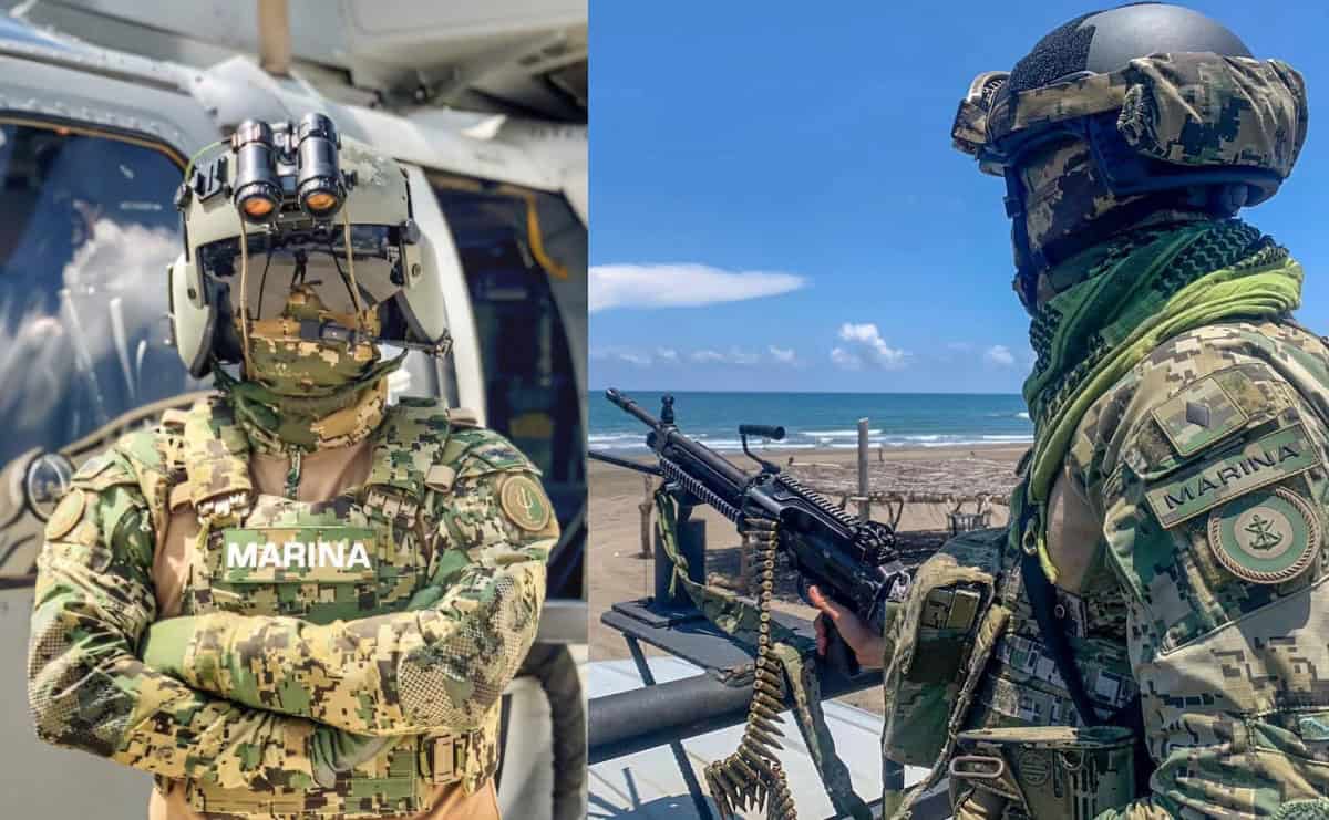 FOTO: Así es el arsenal de la Marina Mexicana: helicópteros, rifles y lanchas artilladas