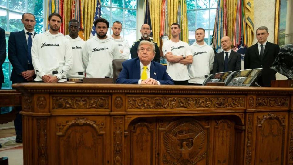 Donald Trump deja sin palabras a jugadores de Juventus con inesperada pregunta | VIDEO Donald Trump deja sin palabras a jugadores de Juventus con inesperada pregunta | VIDEO