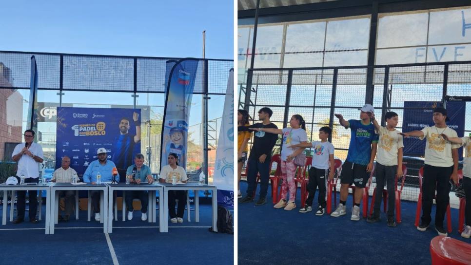Arranca en Los Mochis el Torneo de Pádel Don Bosco con causa y más de 250 jugadores