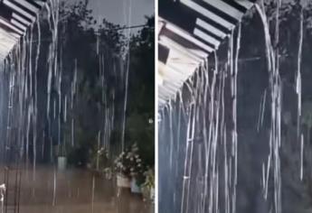 Se registra fuerte lluvia en La Cidra, Choix