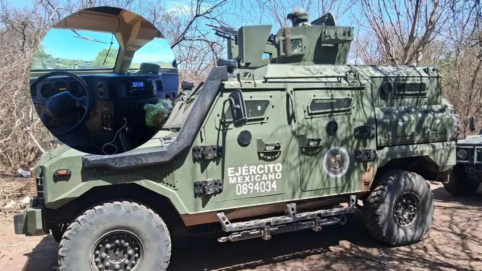 FOTO: ¿Qué armas porta el Ocelotl? El vehículo blindado del Ejército que circula en Sinaloa