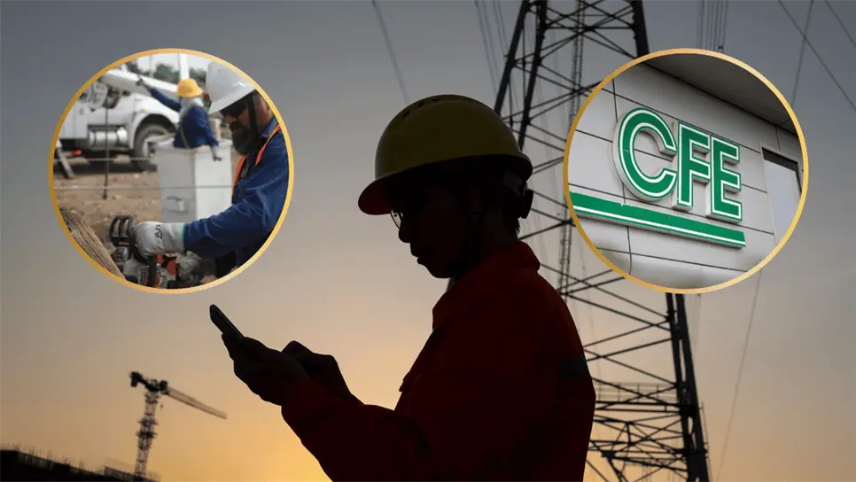 FOTO: Trabajos de la CFE.