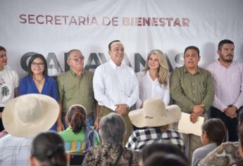 Llevan la primera Caravana del Bienestar a Higuera de Zaragoza en Ahome