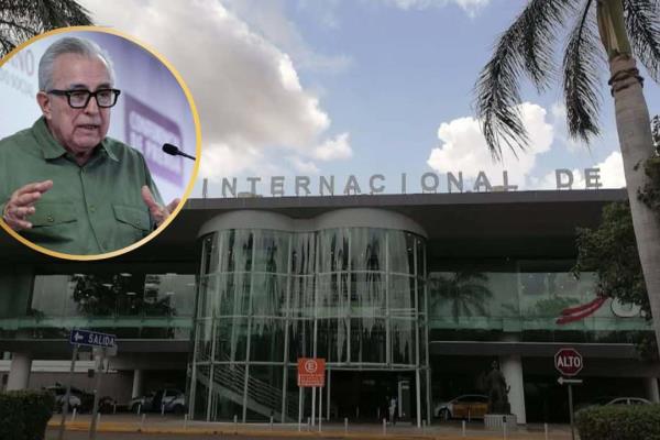 La remodelación del Aeropuerto de Culiacán estará lista en 2026, anuncia Rocha Moya