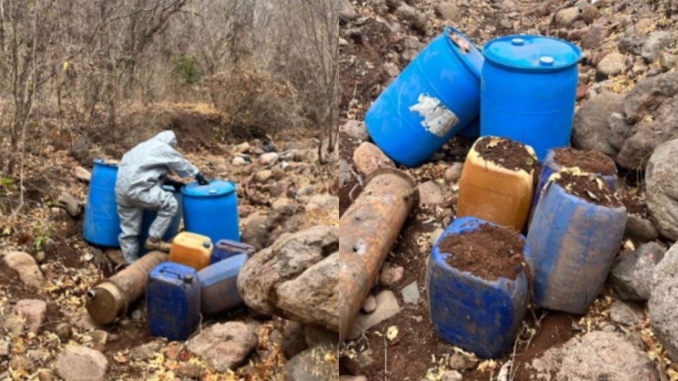 Aseguran área para la elaboración de droga sintética en Culiacán Aseguran área para la elaboración de droga sintética en Culiacán