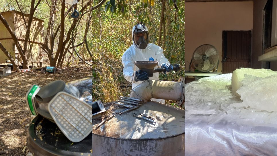 Sinaloa registra 159 narco laboratorios asegurados en lo que va del año Sinaloa registra 159 narco laboratorios asegurados en lo que va del año