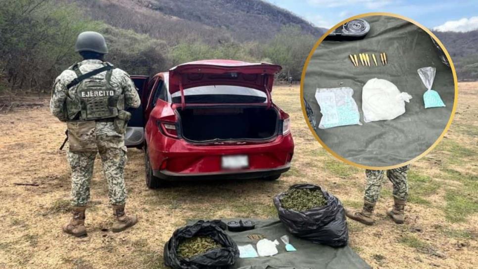 Aseguran más de 2 mil pastillas de metanfetamina en El Walamito, Culiacán Aseguran más de 2 mil pastillas de metanfetamina en El Walamito, Culiacán