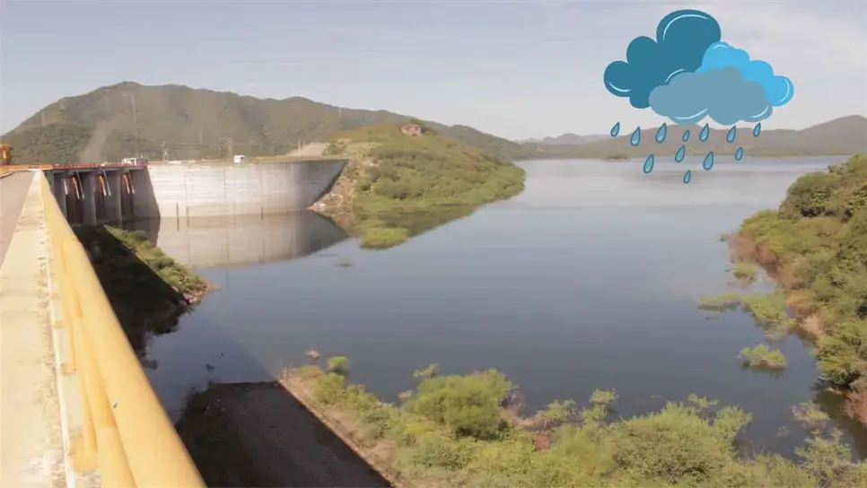 El almacenamiento total en presas de Sinaloa sigue en niveles críticos. FOTO: Luz Noticias.