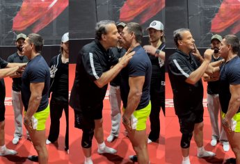 Konan Big y Alfredo Adame se dan tremendo beso en la boca en el programa de Poncho de Nigris | VIDEO 