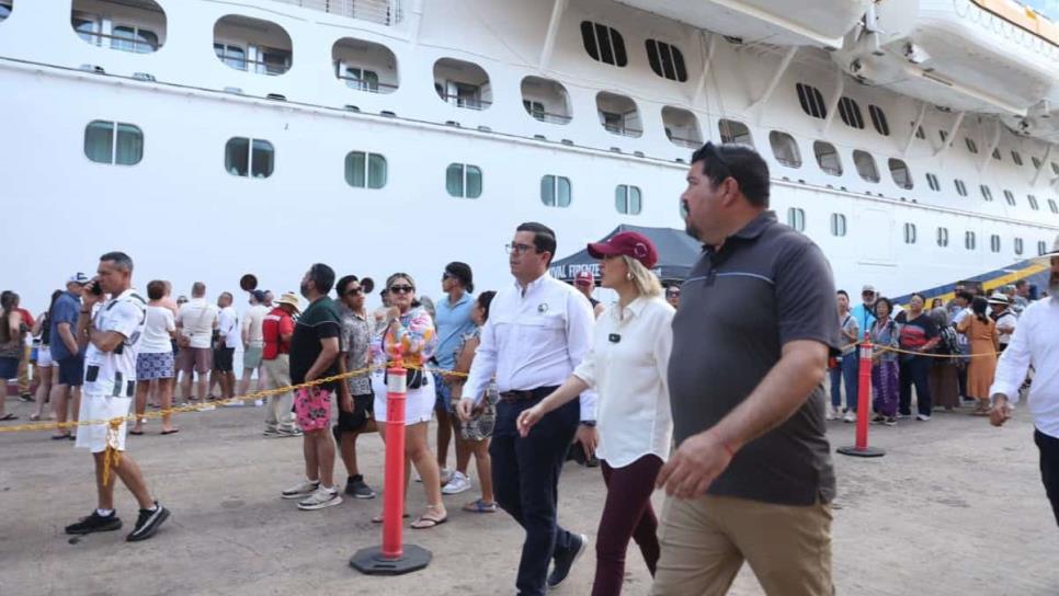 Arribo de cruceros turísticos a Mazatlán dejarán más de 326 mdp el primer semestre de 2025 Arribo de cruceros turísticos a Mazatlán dejarán más de 326 mdp el primer semestre de 2025