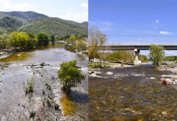 Así luce hoy el río de Choix y arroyos tras las lluvias que le devolvieron la vida