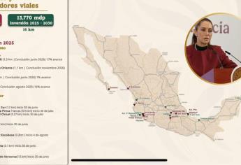 Sheinbaum anuncia puente México 15 - Avenida Pérez Escoboza en Mazatlán