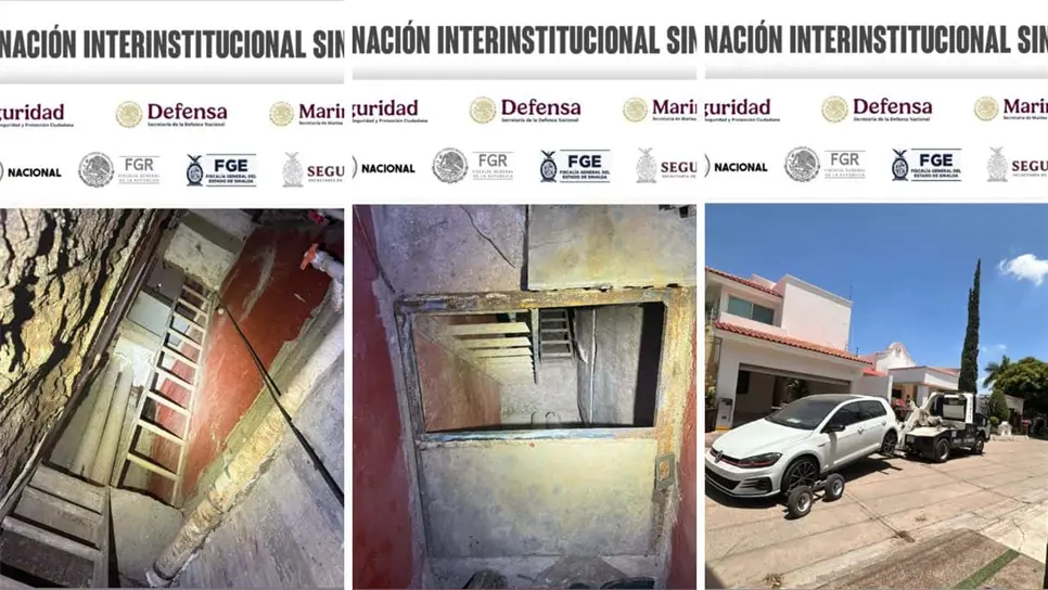 El narcotúnel conectaba un domicilio de la colonia Santa Margarita y un inmueble de la  colonia Obrera Campesina, ambos ubicados en la capital sinaloense