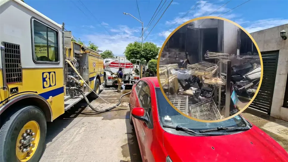 Por fortuna no hubo personas lesionadas solo daños materiales. FOTO: Luz Noticias.