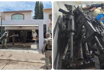 Lanzagranadas, lanzacohetes, 114 armas largas y 65 cortas es lo asegurado en Santa Margarita, Culiacán