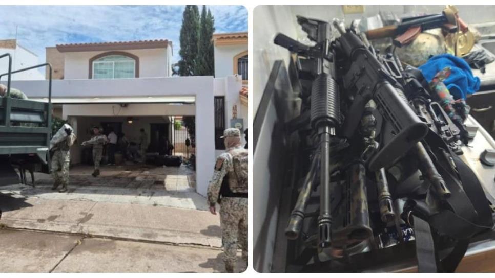 Lanzagranadas, lanzacohetes, 114 armas largas y 65 cortas es lo asegurado en Santa Margarita, Culiacán Lanzagranadas, lanzacohetes, 114 armas largas y 65 cortas es lo asegurado en Santa Margarita, Culiacán