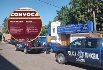 Buscan a nuevos policías y tránsitos para Culiacán; este es el sueldo que ofrecen | VIDEO