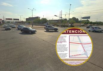 Cerrarán el cruce del boulevard Arjona y Lola Beltrán a partir del viernes 27 de junio, en Culiacán