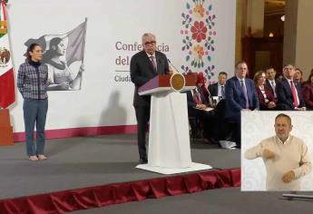 Rocha Moya participa en la mañanera de Claudia Sheinbaum; destaca a Topolobampo como Polo de Desarrollo