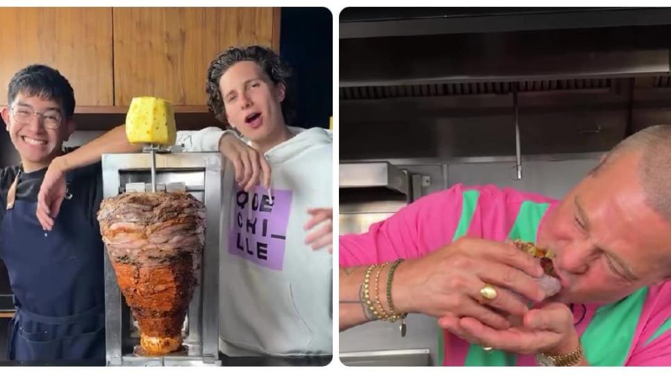 Brad Pitt prepara unos deliciosos tacos de trompo con Chef en Proceso y RobeGrill Brad Pitt prepara unos deliciosos tacos de trompo con Chef en Proceso y RobeGrill