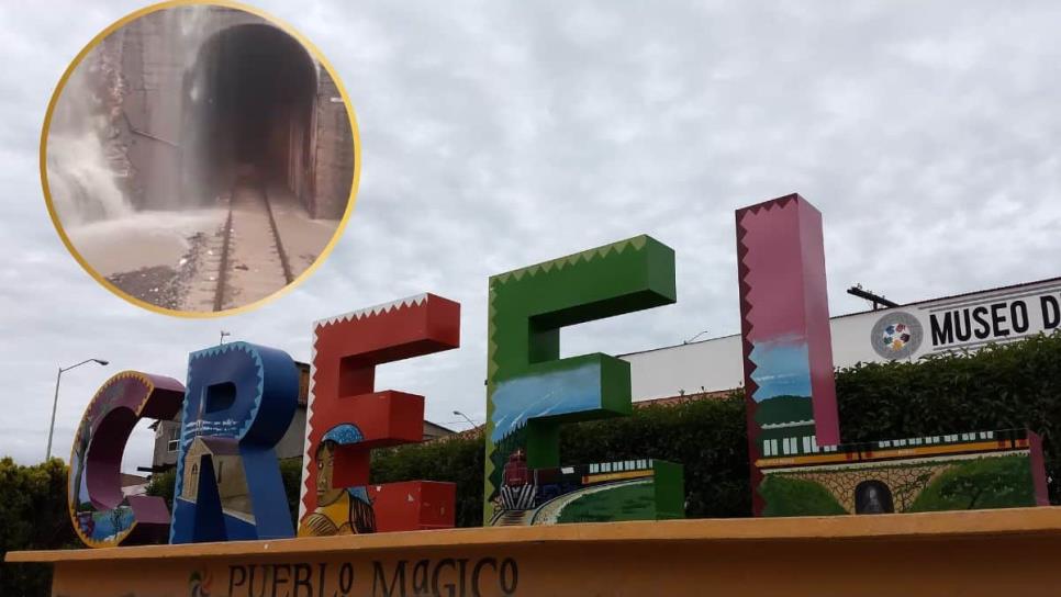 Lluvias en la sierra paran al Chepe en Creel; transbordan pasajeros por inundación de vías | VIDEO