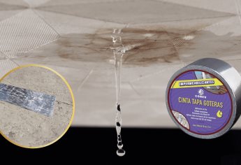 ¿Goteras en casa? Esta cinta puede taparlas y evitar filtraciones por lluvias