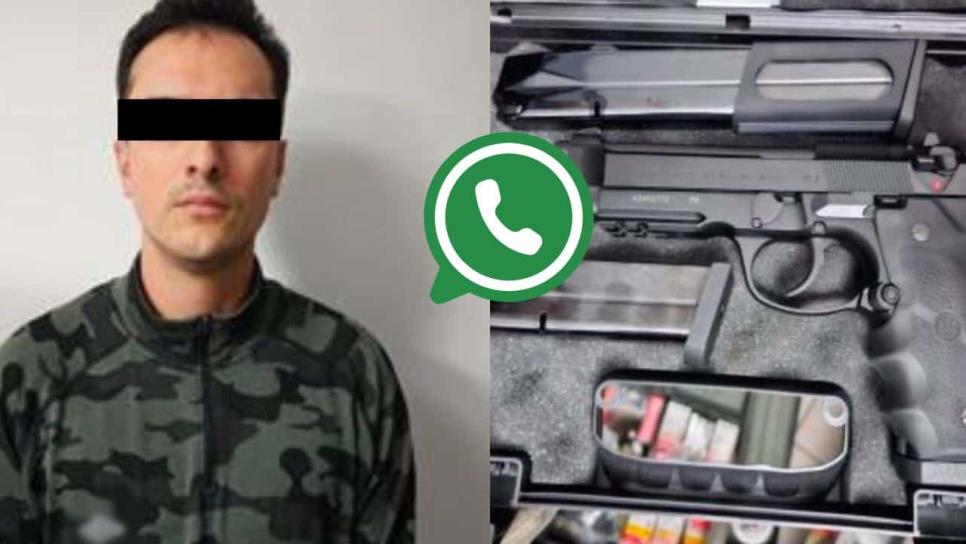 Detienen a sujeto que vendía por Whatsapp armas de uso exclusivo del Ejército Detienen a sujeto que vendía por Whatsapp armas de uso exclusivo del Ejército