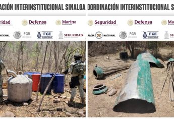 En Culiacán y Cosalá aseguran 3 áreas de sustancias químicas y un laboratorio inactivo