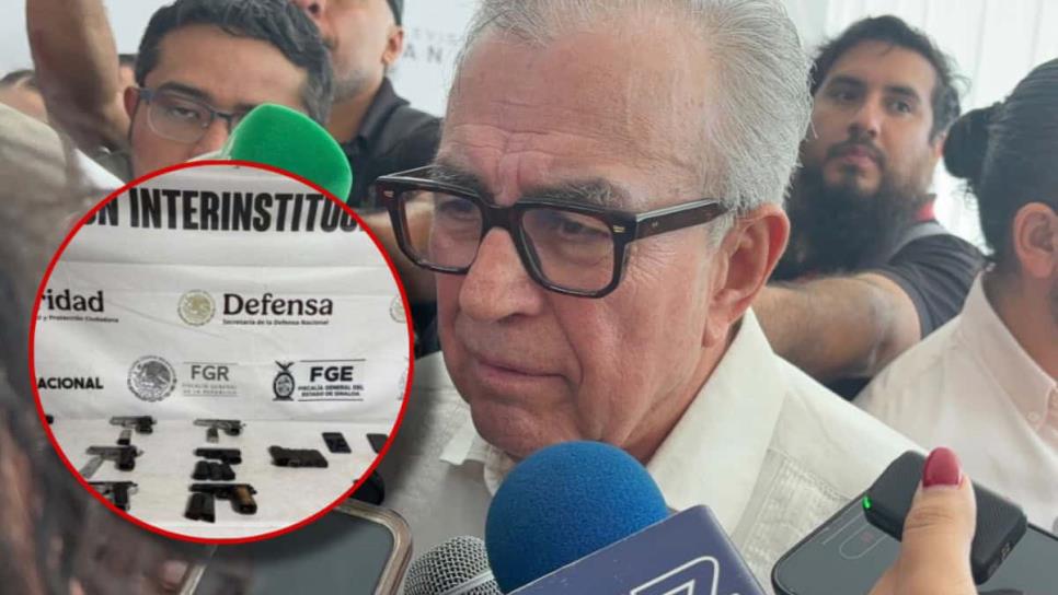 “Extraño que cada que se revisa encuentran armas”: Rocha Moya sobre cambios en penal de Aguaruto “Extraño que cada que se revisa encuentran armas”: Rocha Moya sobre cambios en penal de Aguaruto