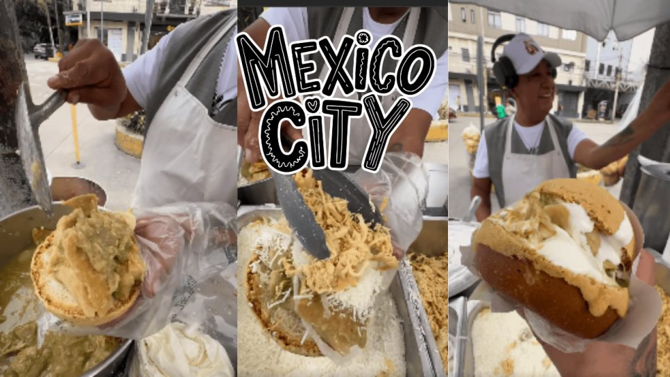 ¡Concha con chilaquiles! La reciente innovación de la gastronomía chilanga en la CDMX | VIDEO