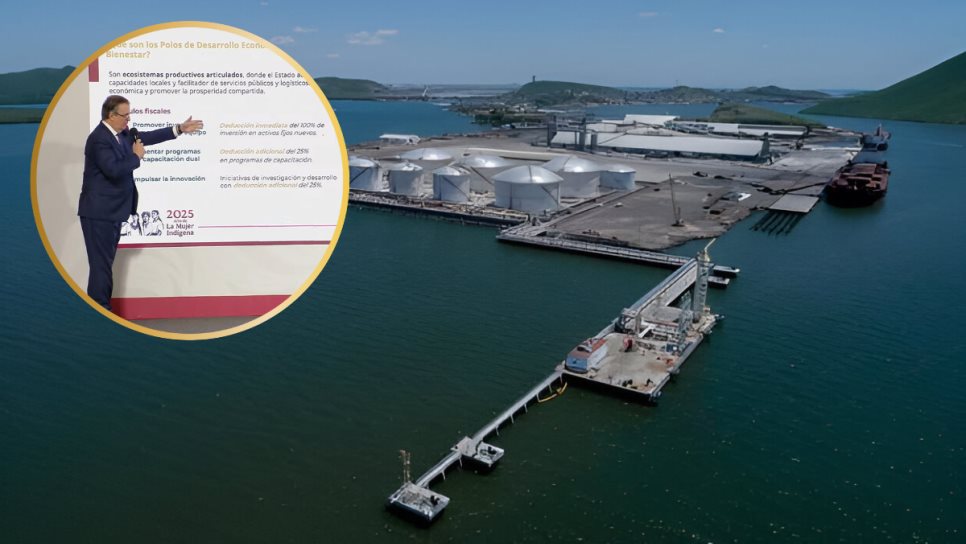 Secretaría de Economía destaca a Topolobampo como clave en la transformación industrial del noroeste de México. Secretaría de Economía destaca a Topolobampo como clave en la transformación industrial del noroeste de México.