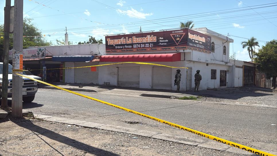 Ejecutan a un joven en la colonia Amistad en Culiacán Ejecutan a un joven en la colonia Amistad en Culiacán