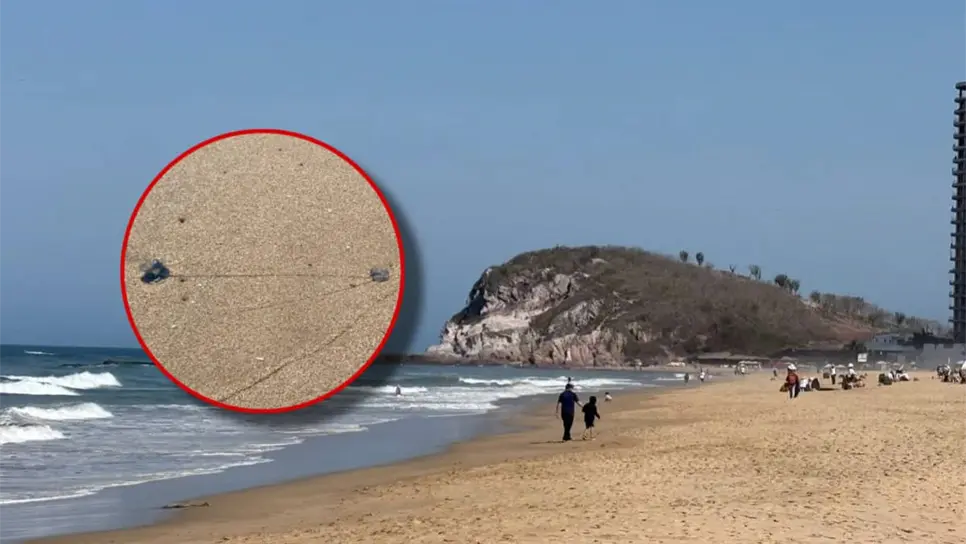 ¿Vas a la playa en Mazatlán este fin de semana? Ten cuidado porque hay quemadores
