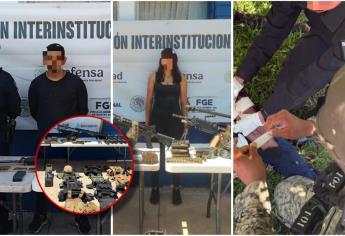 Detienen a dos hombres y una mujer tras agresión a autoridades en Aguaruto, aseguran armas