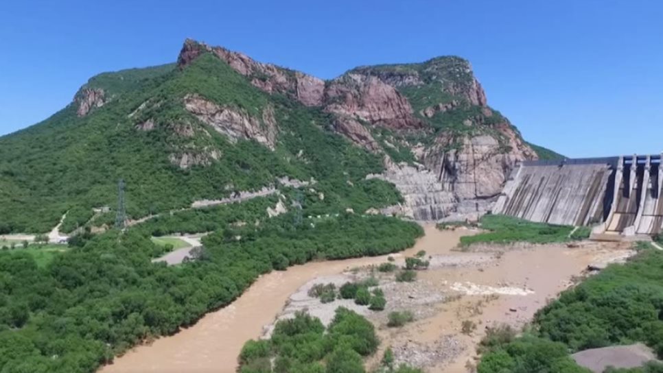 Presa Huites llega al 5.1 % de almacenamiento Presa Huites llega al 5.1 % de almacenamiento