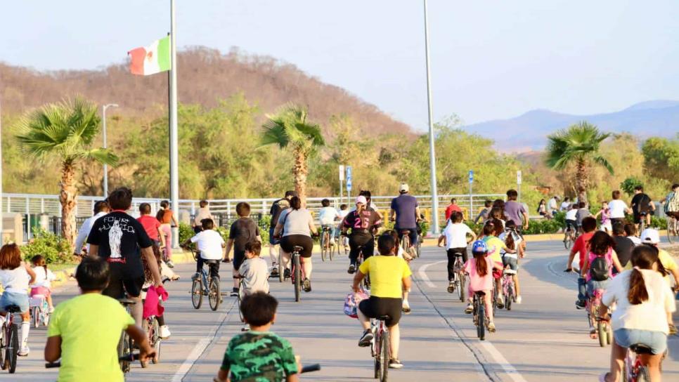 Realizan rodada familiar en el malecón de Badiraguato Realizan rodada familiar en el malecón de Badiraguato