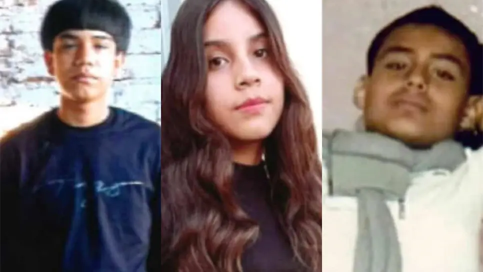 FOTO: Fiscalía emite Alerta Amber por la desaparición de tres menores de edad