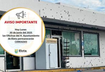 Tras balaceras en La Cruz, cierran oficinas del Ayuntamiento de Elota