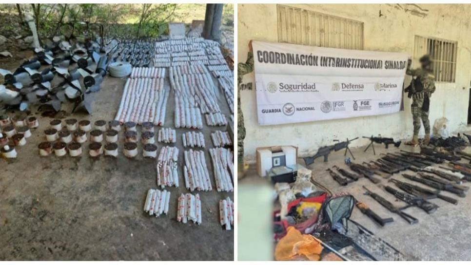 Aseguran megafábrica de explosivos y decomisan más de 100 explosivos en Culiacán Aseguran megafábrica de explosivos y decomisan más de 100 explosivos en Culiacán