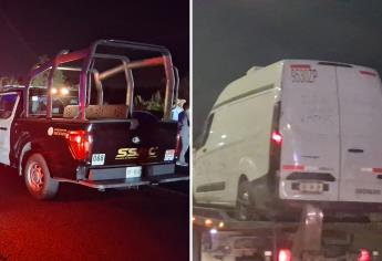 Abandonan camioneta con más de 10 cuerpos en su interior bajo el puente del Seminario de Culiacán