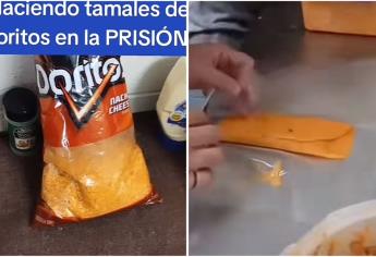 Reclusos así preparan tamales dentro de la cárcel; la masa incluye ¿Doritos? | VIDEO