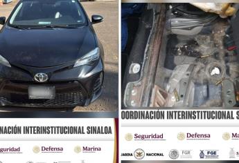 Las autoridades aseguran un vehículo con cartuchos útiles en la colonia Lomas de Tamazula en Culiacán