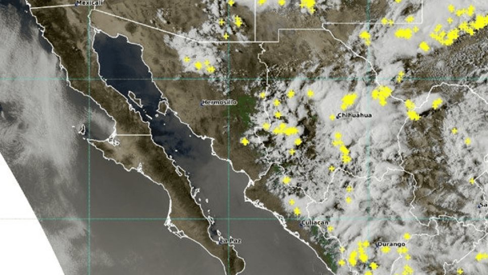 Se esperan lluvias fuertes en el noroeste de México y otros estados Se esperan lluvias fuertes en el noroeste de México y otros estados